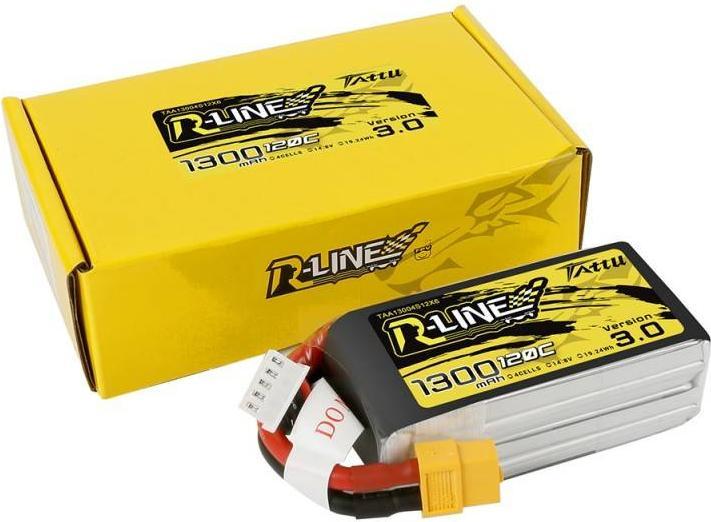 Produktbild Tattu Akumulator R-Line Version 3.0 1300mAh 14,8V 120C 4S1P XT60 (14.80 V, 1300 mAh)