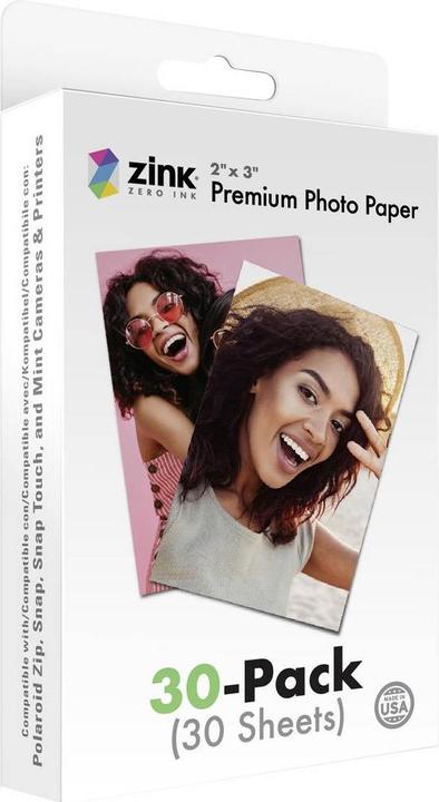 Actual product image Zink Premium (30) (Mint, M230, Zip, snap, Snap touch)