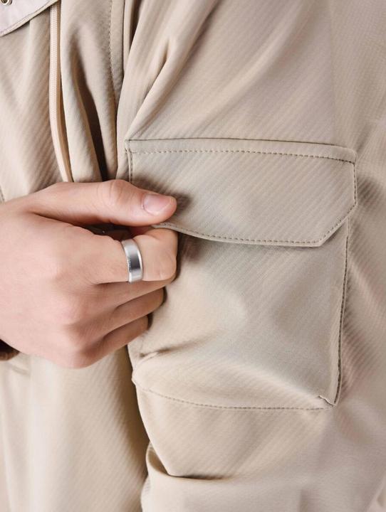Produktbild Project X Paris Lange Steppjacke mit Taschen (S)