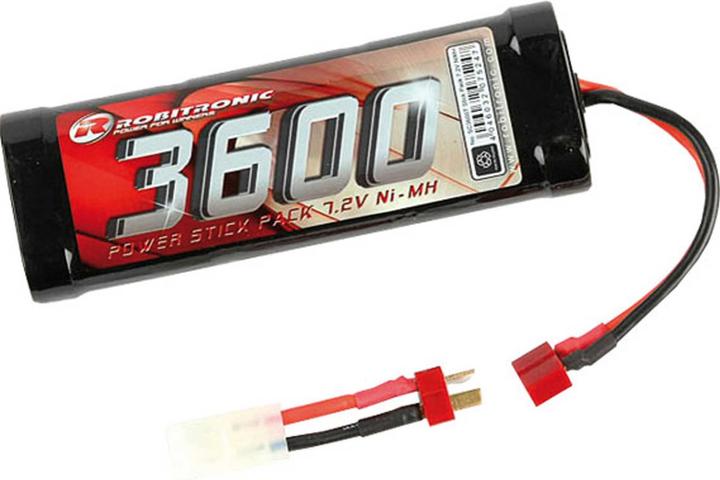 Produktbild Robitronic ni-mh 7,2volt 3600mah stick pack akku (7.20 V, 3600 mAh)