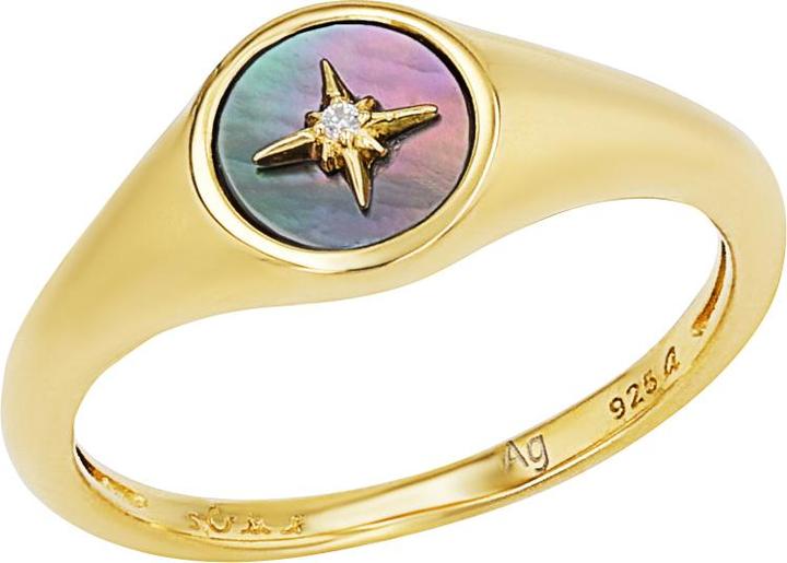 S.Oliver Ringe für Damen, 925 Sterling Silber, Zirkonia synth. | Stern