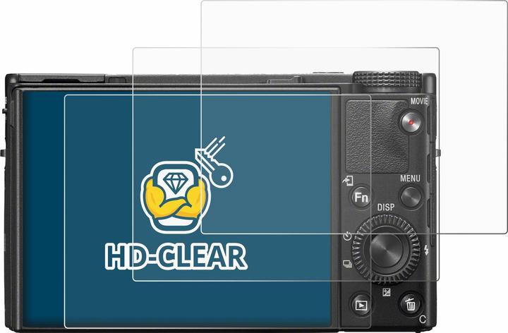 Produktbild BROTECT Schutzfolie Displayschutz Displayschutzfolie Folie Klar Transparent (Displayschutz, Cyber-Shot DSC-RX100 VII)