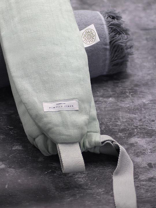 Actual product image Yuyu Bottle Wärmeflasche Bottle Linen Mint (1 l)