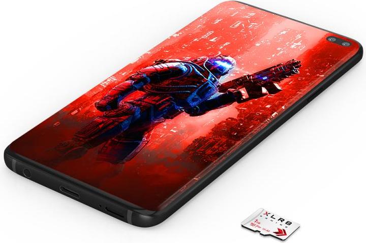 Productafbeelding PNY Kaart XLR8 Gaming Micro SDXC 128 GB Klasse 10 UHS-I / U3 A1 V30 (P-SDU128V32100XR-GE) (128 GB, microSDXC, U3, UHS-I)