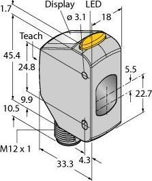 Image du produit Turck Capteur optoélectronique (0.11 m)