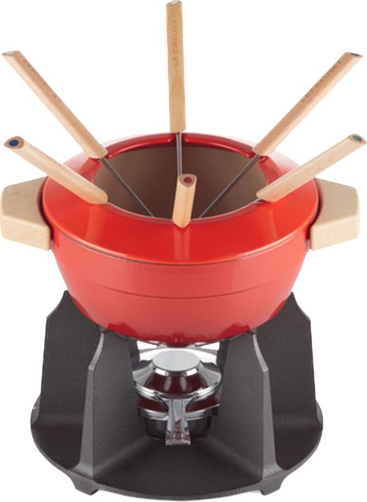Le Creuset Fondue-Set (Käsefondue, Fondue Bourguignonne, Fondue Chinoise)