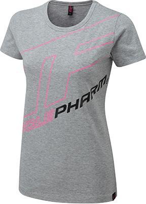 MusclePharm Womens Outline Logo Tee Grey