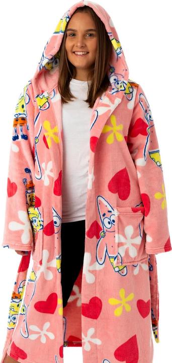 Immagine prodotto Spongebob Squarepants Accappatoio Con Cappuccio Donna (M)
