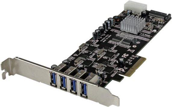 Image du produit StarTech 4 Port PCIe Quad Bus USB 3.0 Card