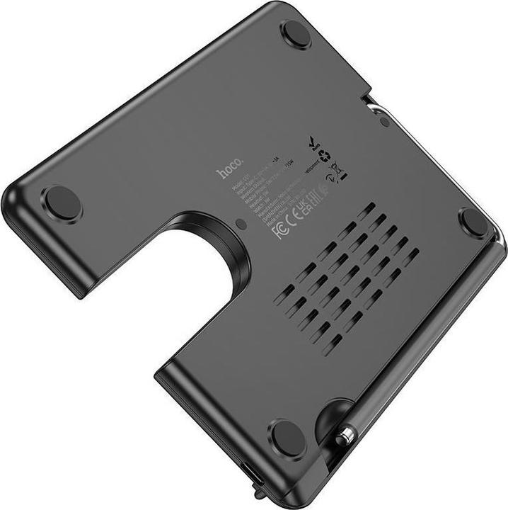 Immagine prodotto Hoco - Charging Station Geek (CQ1) - for Phone, Headset and Apple Watch, Type-C Input, 15W - Black (15 W)
