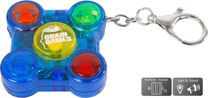 Actual product image Brain Games Memory Game Keychain