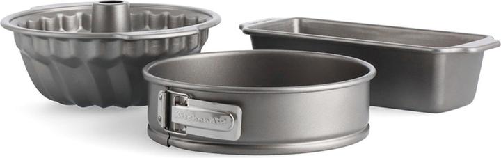 Image du produit KitchenAid bakset - 3-delig : broodvorm, springvorm 24cm, tulband cakevorm (24 cm)
