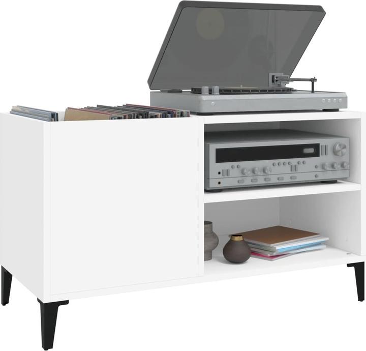 Actual product image VidaXL Plattenschrank Weiss 84,5x38x48 cm Holzwerkstoff