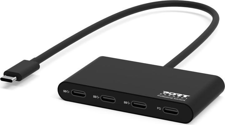 Image du produit Port Designs USB HUB TYPE C - 4 PORTS TYPE C - PD 100W (USB-C, 4 Ports)