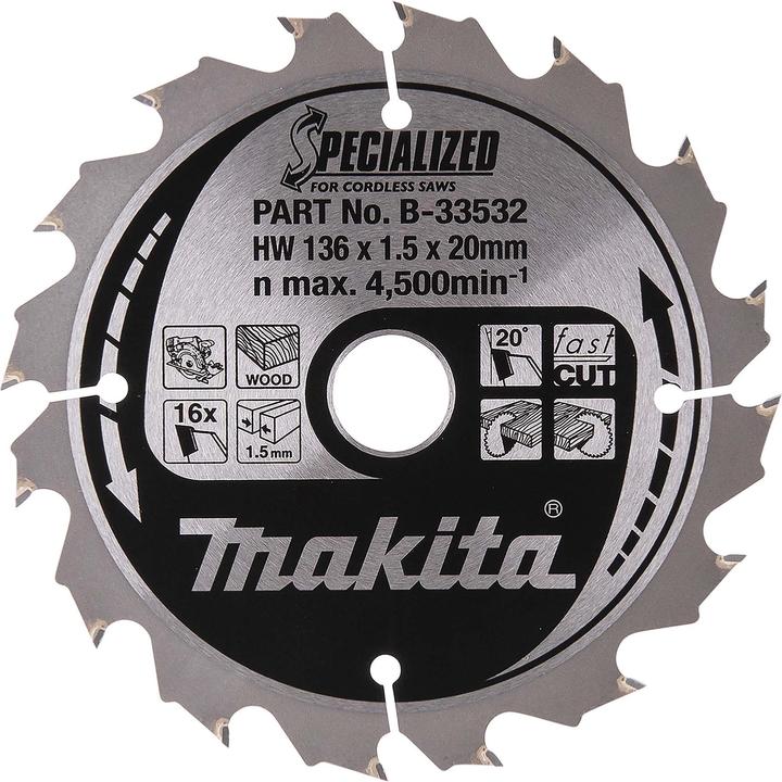 Makita SPECIALIZED Kreissägeblatt 136