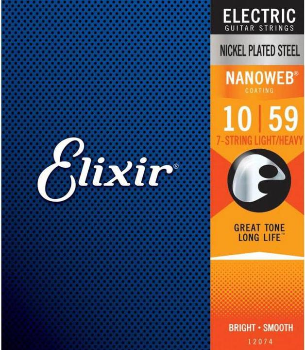 Actual product image Gore Wear Elixir 12074 Nanoweb Elec. 7LH 010/059 (7 x, Guitar, 0.05")