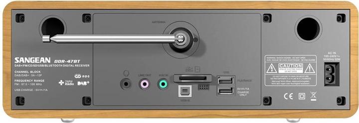 Image du produit Sangean Ddr-47bt (DAB+ DAB, FM, Bluetooth)