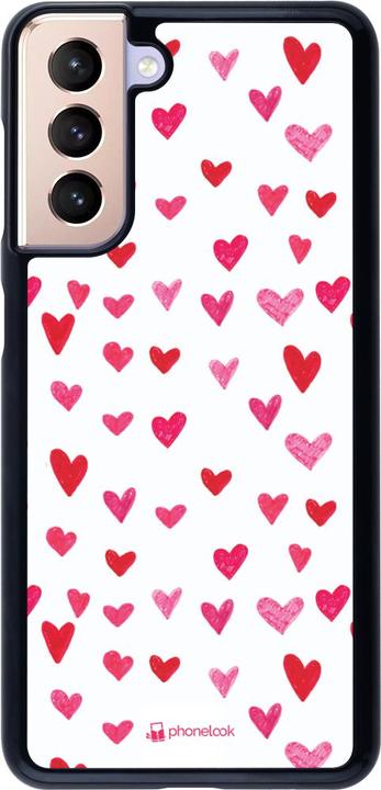 Actual product image PhoneLook Valentine 2022 Cover Many pink hearts (Samsung Galaxy S21 5G)