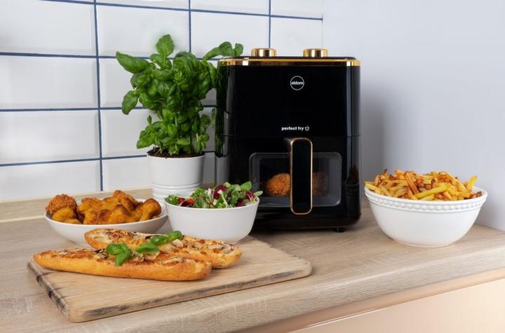 Produktbild Eldom Fettfreie Fritteuse FRITTA Fassungsvermögen 5 0 l regulierbar Temp. Uhr 1500 W (EU-Stecker)