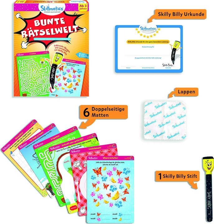 Produktbild Skillmatics Bunte Rätselwelt, d (Deutsch)