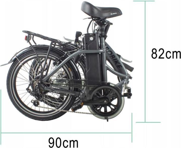 Image du produit Jobobike Sam - Składany Rower Elektryczny Miejski Dla Seniora 250W Szary