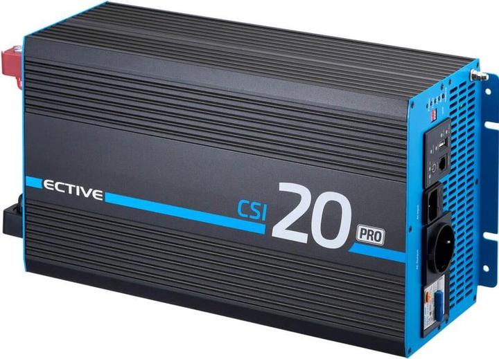 Image du produit Ective CSI 20 PRO 2000W/12V Onduleur sinusoïdal avec priorité au réseau et chargeur de batterie