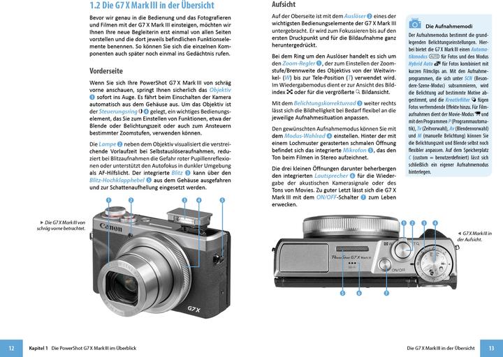 Actual product image Canon PowerShot G7X Mark III (German, Kyra Singer, Christian Singer, Christian Bildner, 2020)