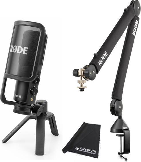 Produktbild RØDE NT-USB+ - Mikrofon mit PSA1+ - Gelenkarm und Tuch