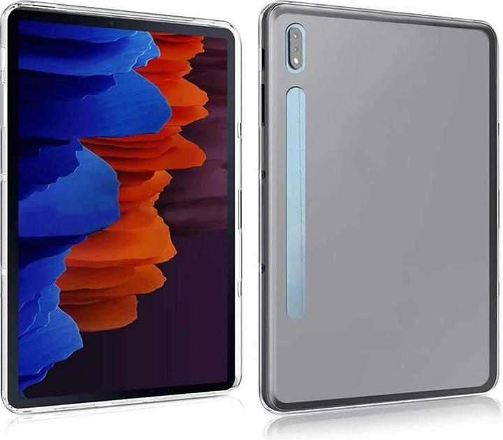 Produktbild König Design Tablethülle für Samsung Galaxy Tab S7 FE Schutzcase Cover Etuis Transparent Neu (Galaxy Tab S7 FE)