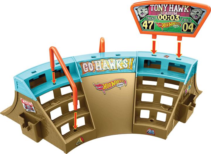 Produktbild Hot Wheels Skate Drop In Set