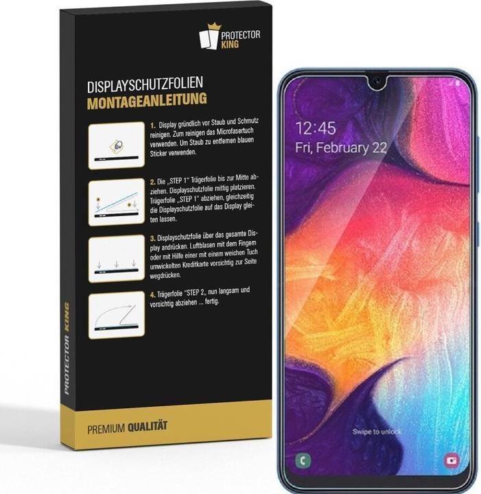 Actual product image Protectorking 3x Displayschutz HD Klar (3 Piece, Samsung Galaxy A10)
