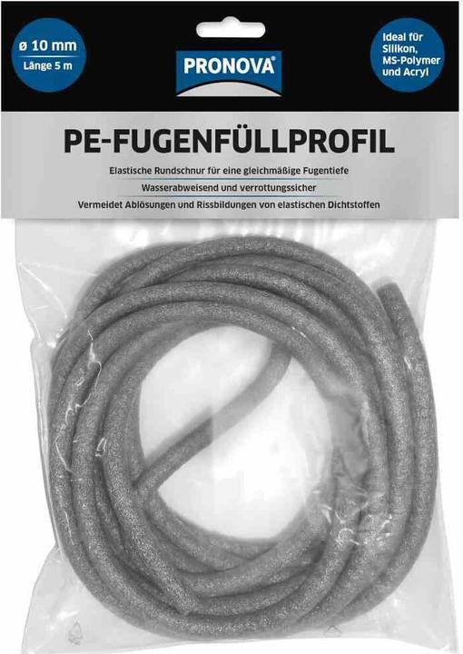 Produktbild Pronova PE-Fugenfüllprofil 10mm Länge 5m (19300 cm)