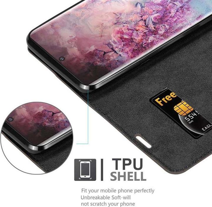 Actual product image Cadorabo Book Invisible Magnet Cover (Samsung Galaxy Note 10+)