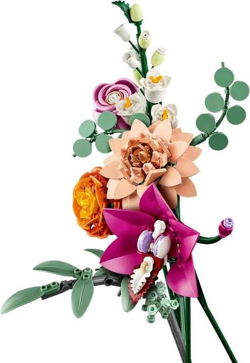 Actual product image LEGO Schöner Rosafarbener Blumenstrauss (10342, LEGO Botanical, LEGO Icons)