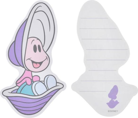 Image du produit Disney Young Oyster Mini Die Cut Message Card and Envelope Set (3 pcs)
