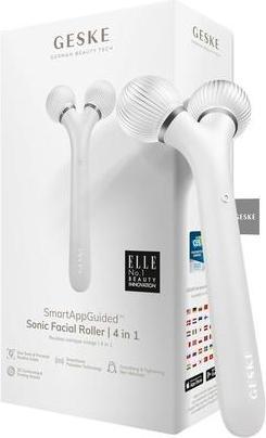 Geske Smartappguidedtm Sonic Facial Roller 4 in 1 Device for Face