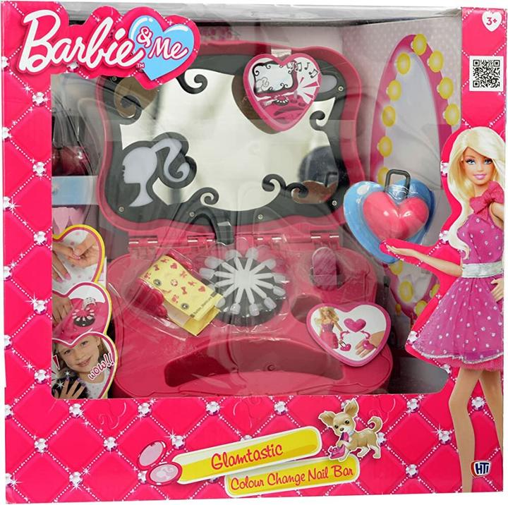 Immagine prodotto Mattel Barbie & Me Glamtastic Color Change Nail Bar 1680585 New