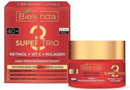 Immagine prodotto Bielenda Super Trio Retinolo Vitamina C Collagene Crema Idratante Intensiva 40ml (Crema corpo, 40 ml)