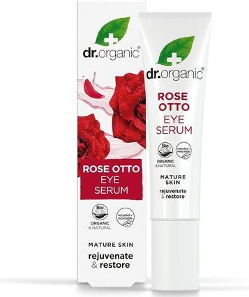 Image du produit Dr. Organic Dr Organic Rose Otto Eye Serum Restoring Fine Lines 15ml Pink (Sérum, 15 ml)