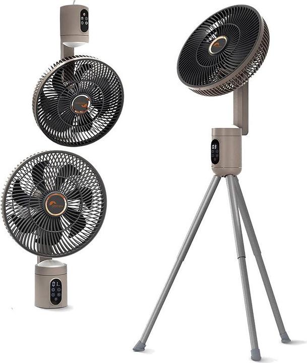 Image du produit Ohmex Ventilateur sur pied multifonctionnel avec batterie FAN-3007 (13 dB)