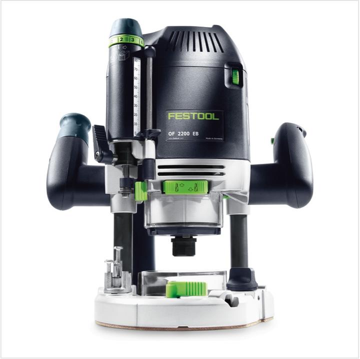 Produktbild Festool OF 2200 EB-Plus Oberfräse 2200W 80mm Hub ( 574349 ) + Zubehör + Systainer