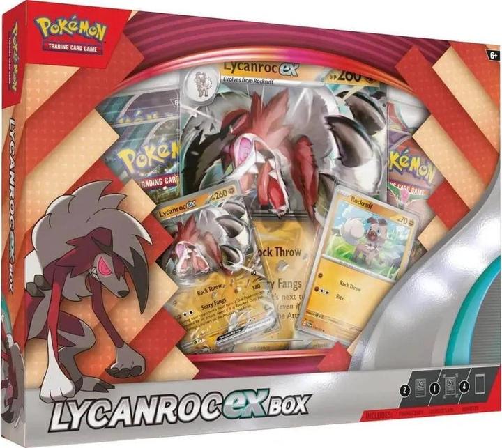 Immagine prodotto Pokémon P-EN Lycanroc ex Box (Inglese, Box Set e Collezione)