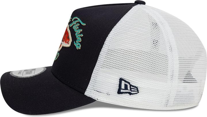 Actual product image New Era A-Frame Mesh Trucker Cap - Fishing 1920 Navy (One size)