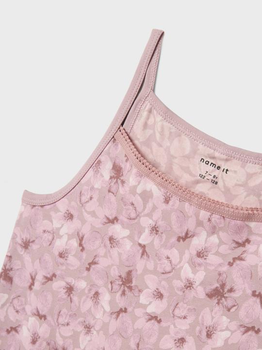 Actual product image Name it Nkfstrap Top 2p Mauve Flower Noos (122)