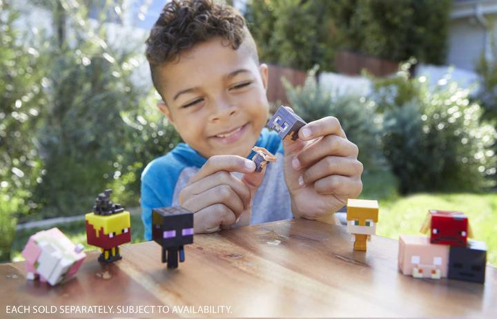 Actual product image Mattel Minecraft Mob Head Minis