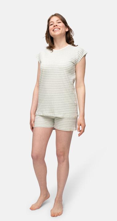 greenjama T-Shirt mit Leinen-Anteil