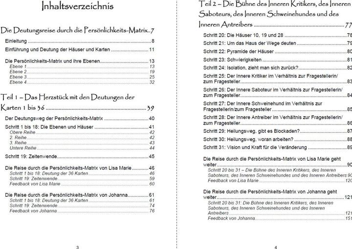 Produktbild Die Deutung der Persönlichkeits-Matrix mit Lenormandkarten (Deutsch, Andrea Rosenthal, 2021)