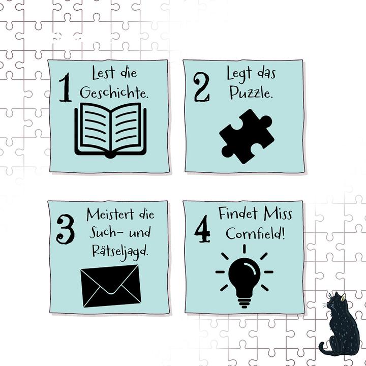 Actual product image Kosmos Story Puzzle: The school of magical animals - terribly solemn! (200 pieces)