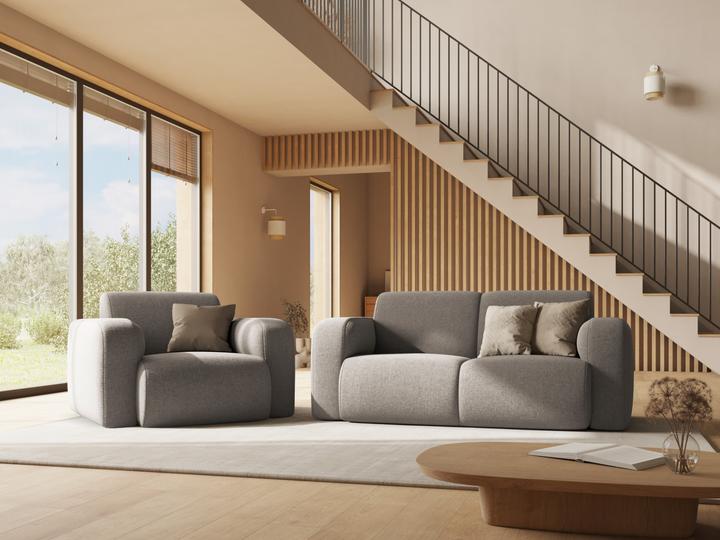 Actual product image Micadoni Sofa, "Molino", 2 Seats, 170x95x72Made in Europe (2 person sofa)