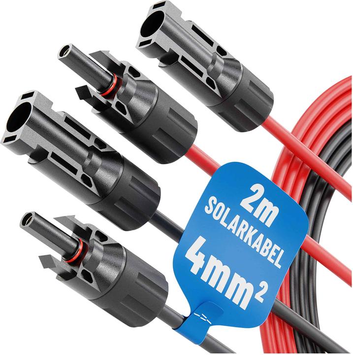 Absina 2 m Solarkabel Set (Solarkabel)